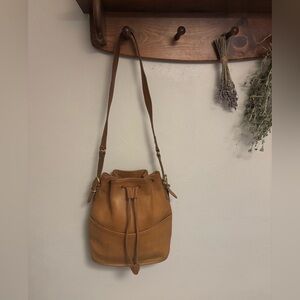 Vintage Coach Equestrian Drawstring bag - 9804 Toffee